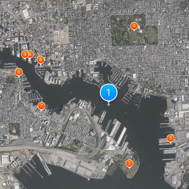 Port of Baltimore Map