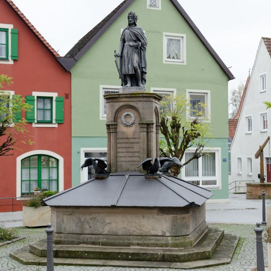 Wolfram von Eschenbach-Monument in Wolframs-Eschenbach
