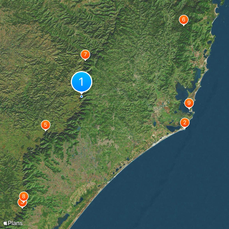 Serra do Rio do Rastro Map