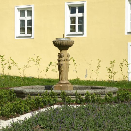 Kašna u zámku v Křižanově