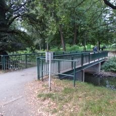 Lávka přes Rokytku u parku v Podviní, proti Kovanecké ulici