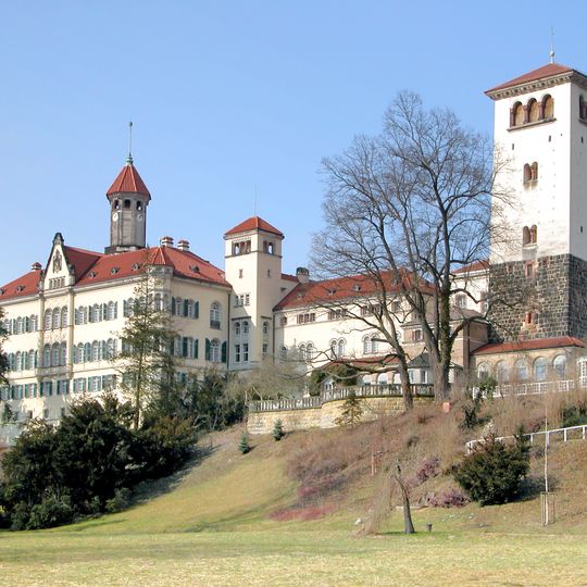 Einzeldenkmale der Sachgesamtheit Schloss Waldenburg: Schlossanlage und Garteneinfriedung sowie Toranlage Peniger Straße 10