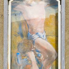 Stazione XI Gesù inchiodato alla croce