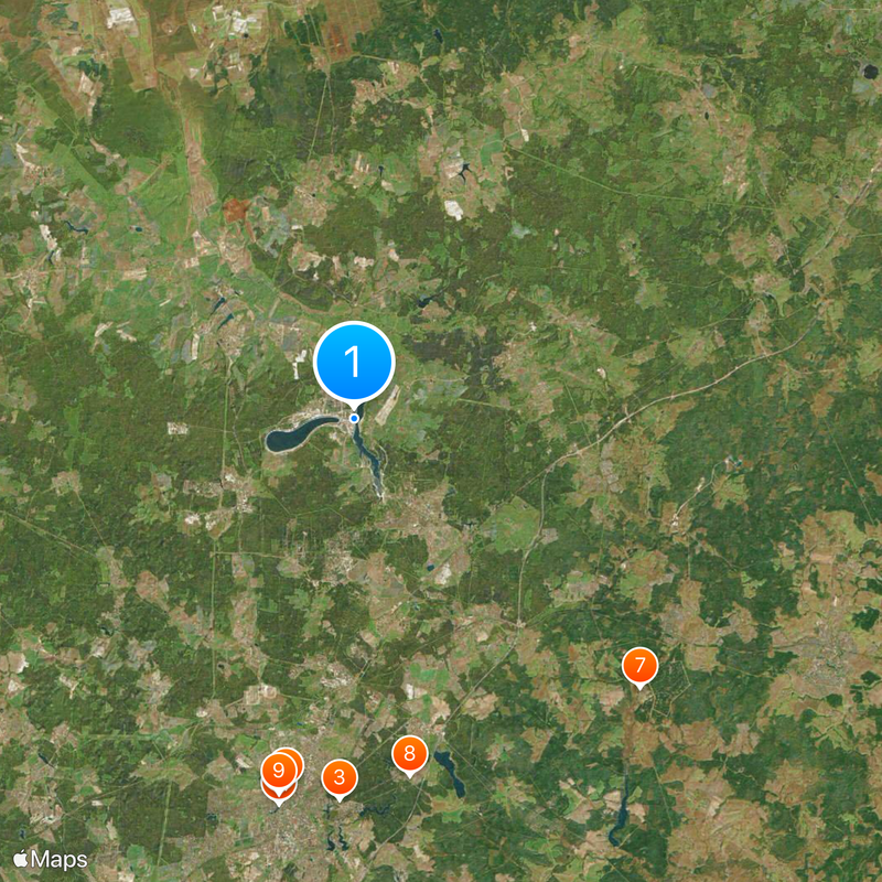 Zagorsk Pumped Storage Station Map