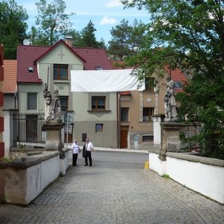 Castle bridge in Třebíč