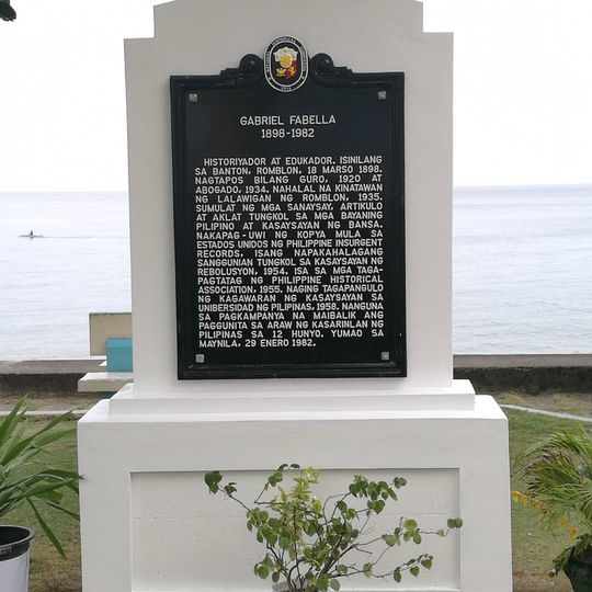 Gabriel Fabella historical marker