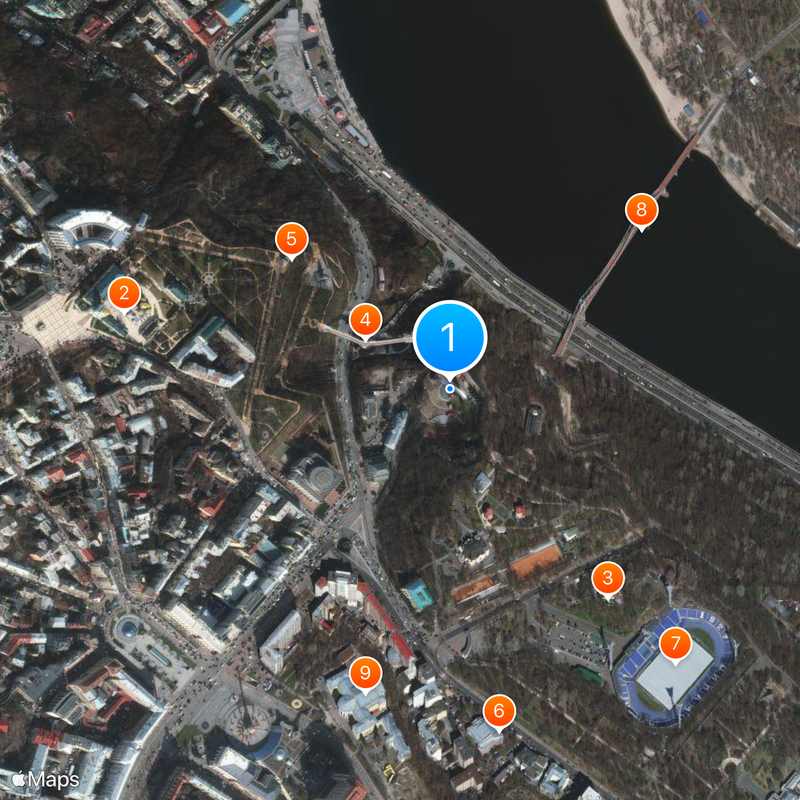 Arch of Freedom of the Ukrainian People Mapa