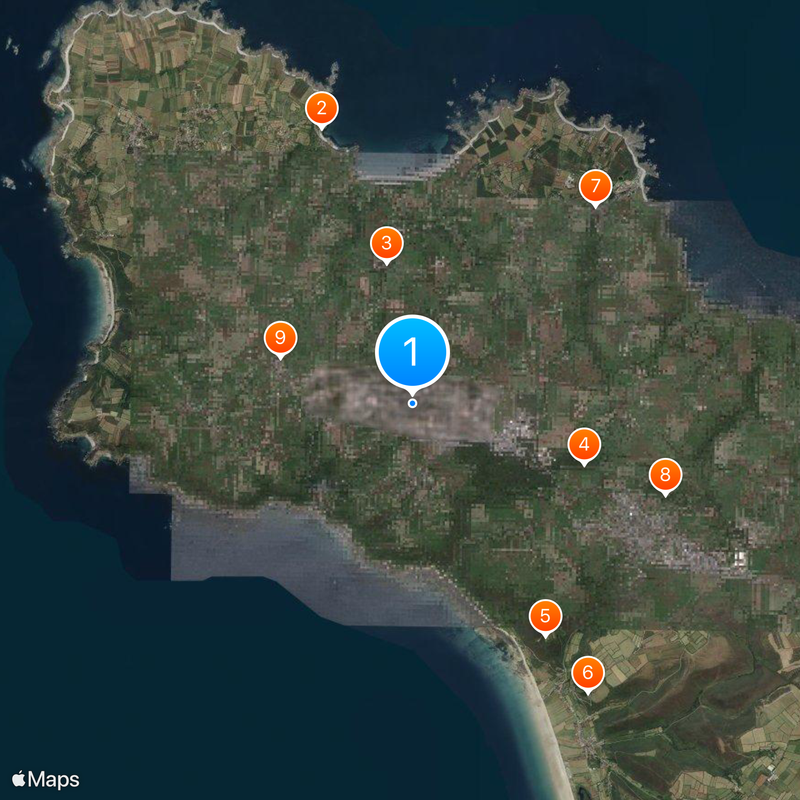 COGEMA La Hague site Map