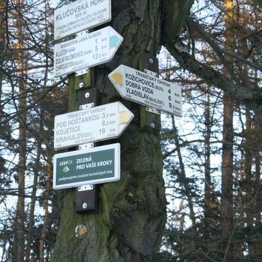 Rozcestník Klučovská hora