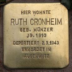 Stolperstein en memoria de Ruth Cronheim