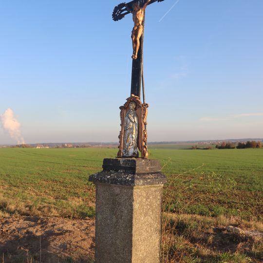 Kříž v Myslibořicích východně od obce