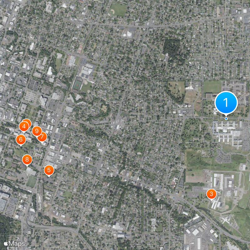 Oregon State Hospital Map