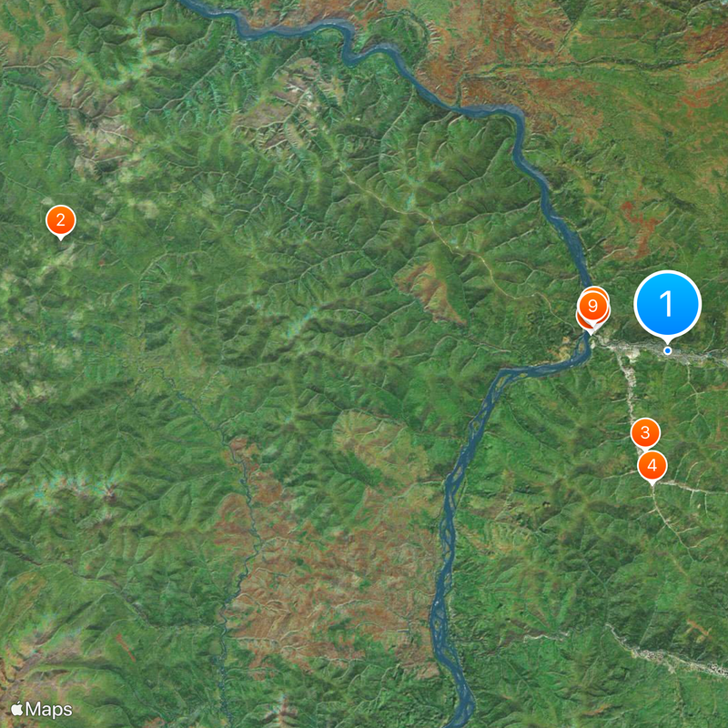 Klondike Gold Rush Map