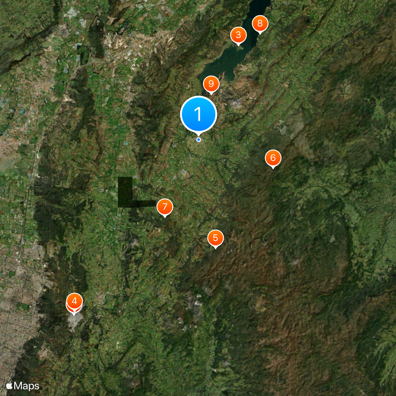 Guasca Map