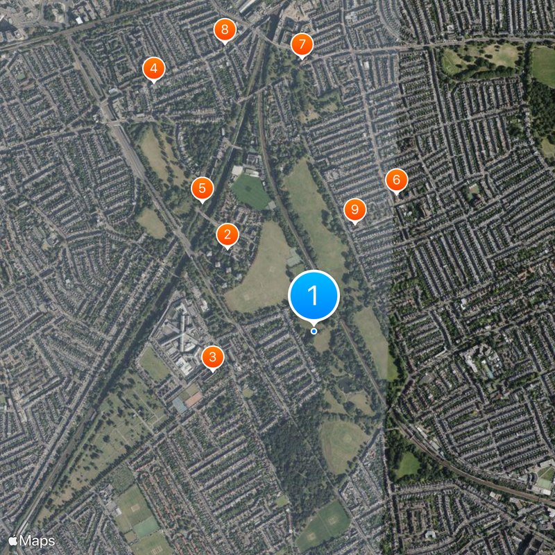 Wandsworth Common Map