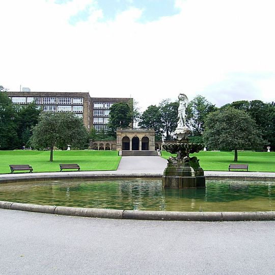 Fountain And Basin In People's Park