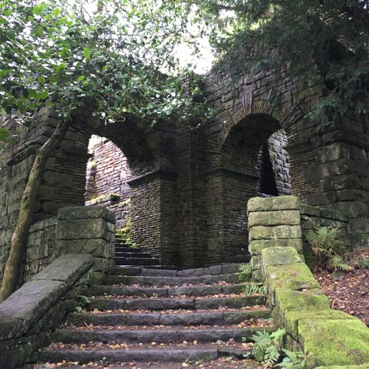 Two Archways And Associated Stone Staircases And Retaining Walls In Rivington Gardens At Sd 6390 1422