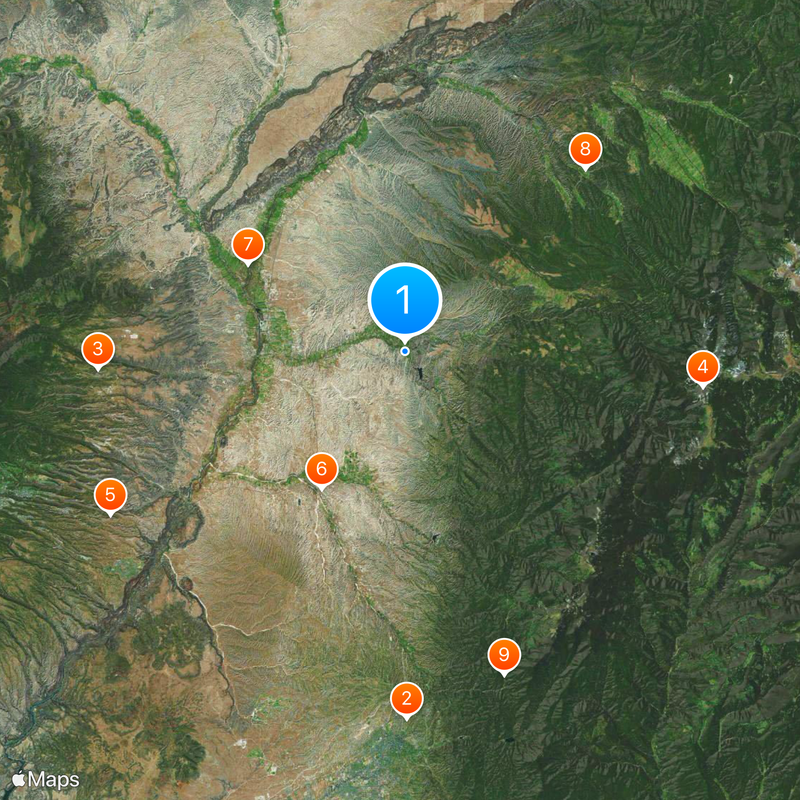 El Santuario de Chimayo Map