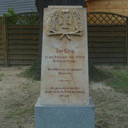 Kriegerdenkmal Einigungskriege Kleinkoschen