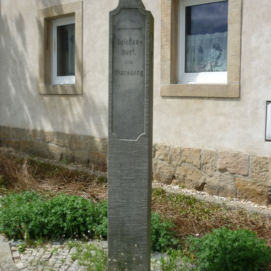 Wegesäule Meixstraße 9, Dresden