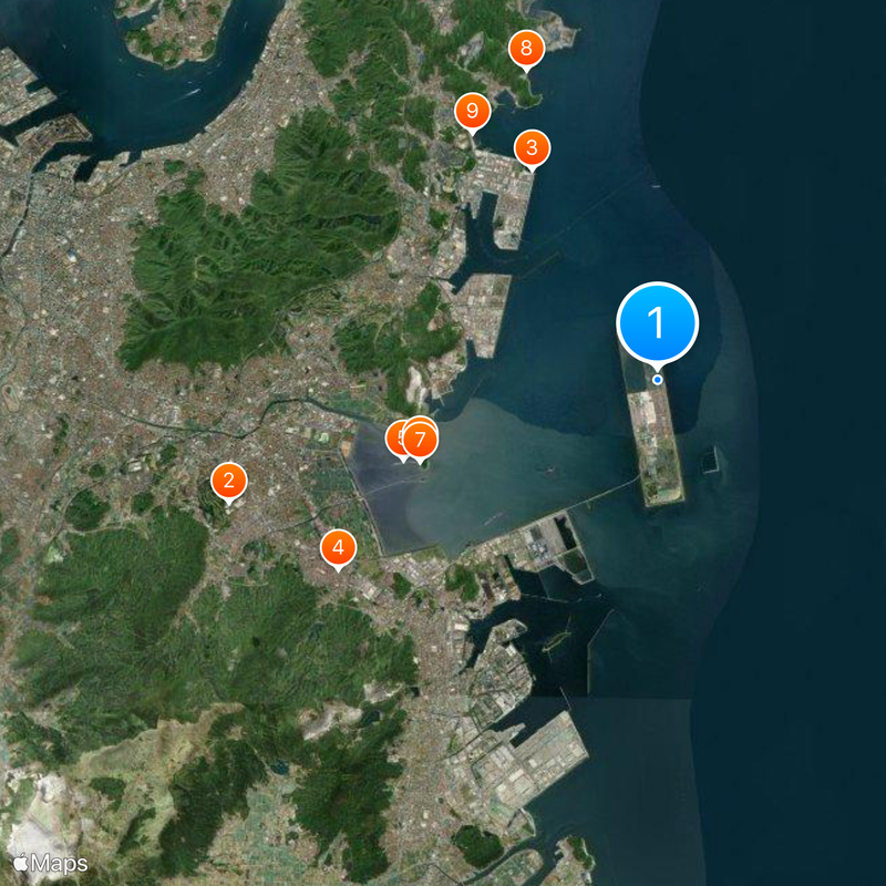Kitakyushu Airport Map