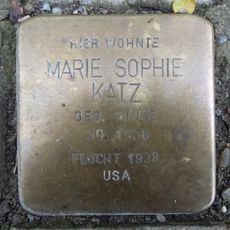 Stolperstein en memoria de Marie Sophie Katz