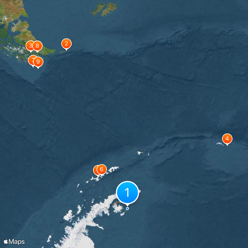 Marambio-Station Karte