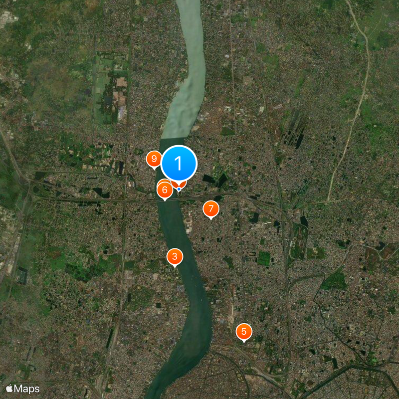 Dakshineswar Map
