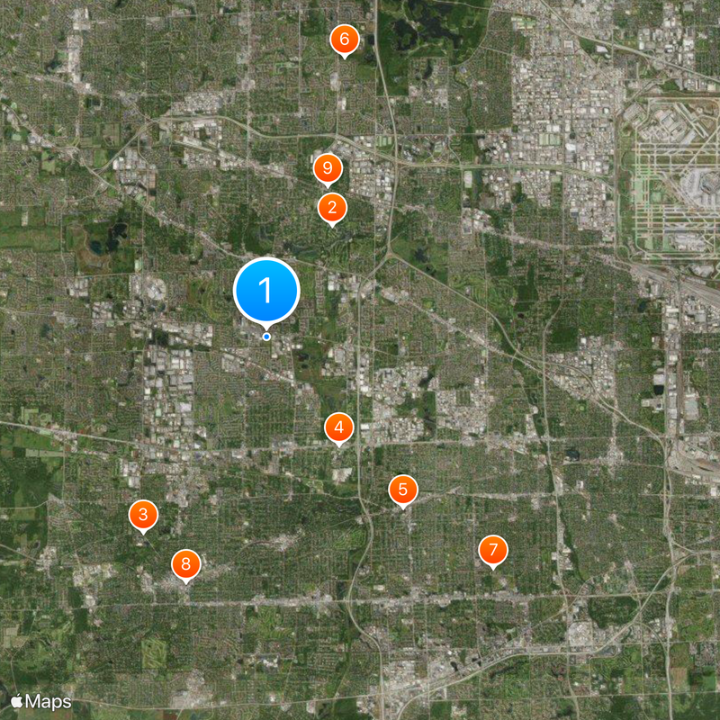 WBBM Map