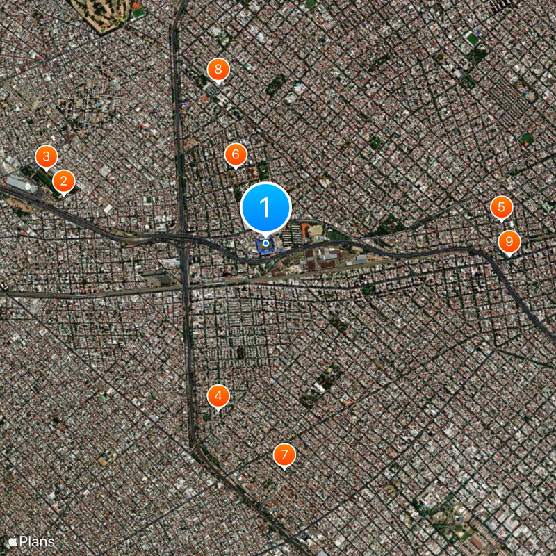 Estadio José Amalfitani Mapa