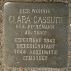 Stolperstein dedicated to Clara Cassuto