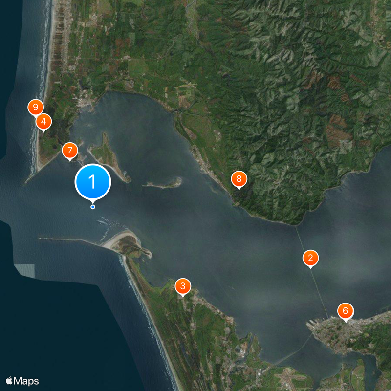 Columbia Bar Map