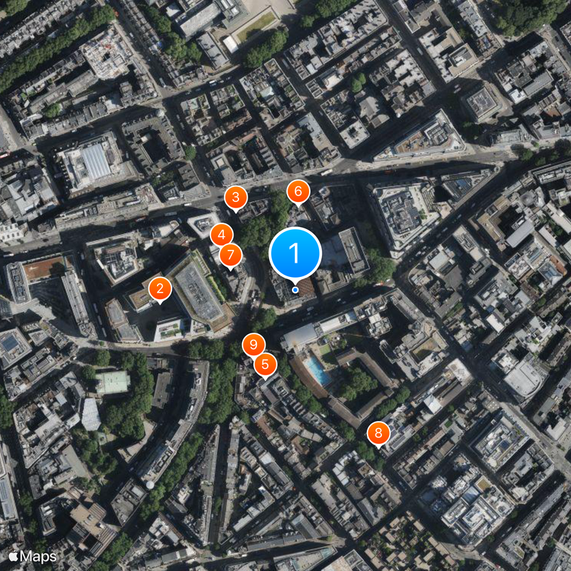 Shaftesbury Theatre Mappa