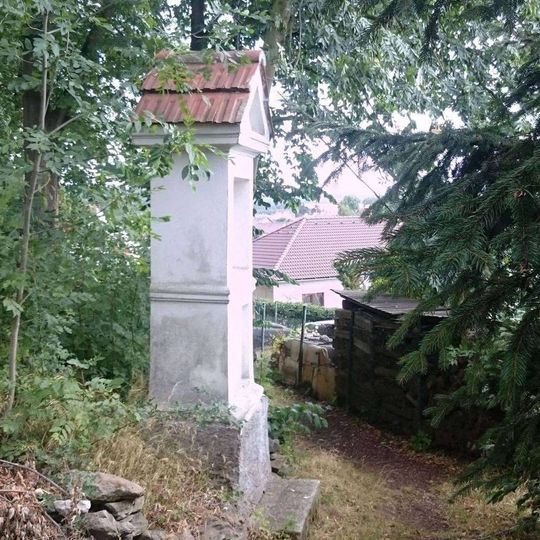 Boží muka na křížové cestě u Mladé Vožice - 2. zastavení