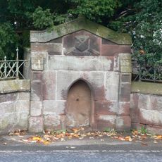 Fountain in front of the School