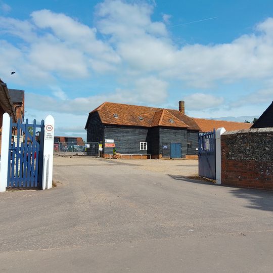 The Boiler House, Chimney, Sawmill and Joiner's Shop, Englefield Estate Yard
