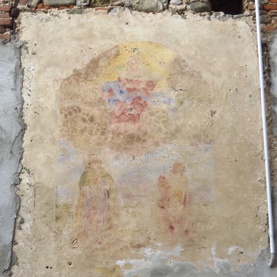 Opera d'arte, chiesa cattolica, murale