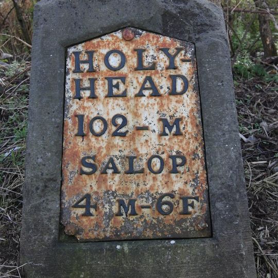 Milestone Approximately 125 Metres To South Of Forton Cottage