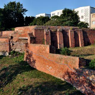 Defensive walls in Malbork