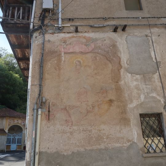 Opera d'arte, chiesa cattolica, murale
