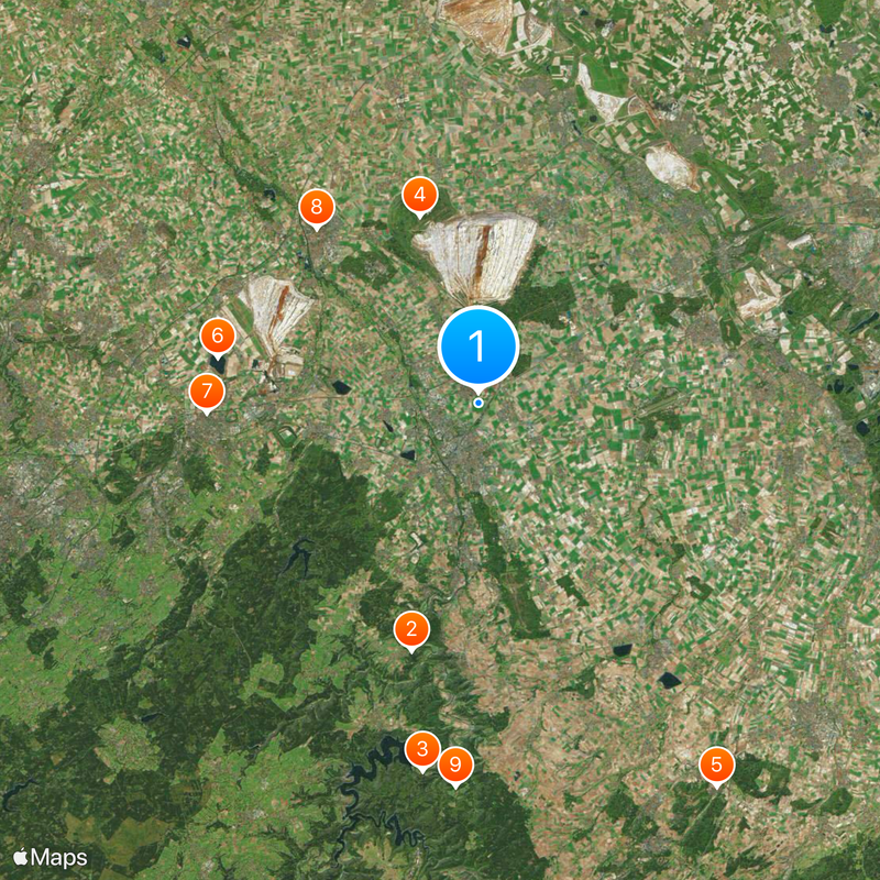 Arrondissement de Düren Carte