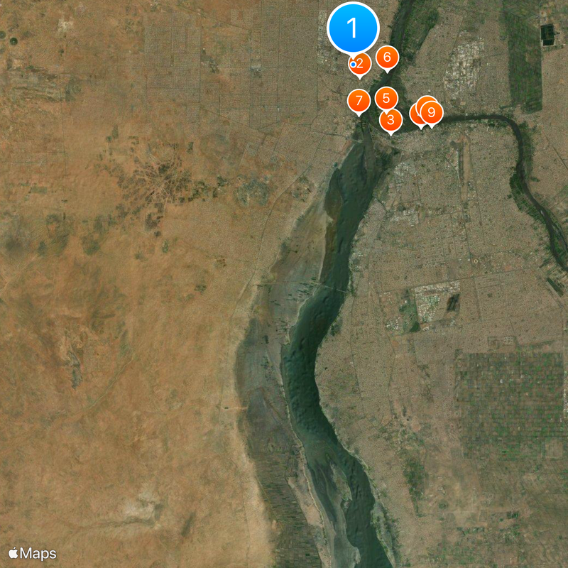 Sudão Mahdista Mapa