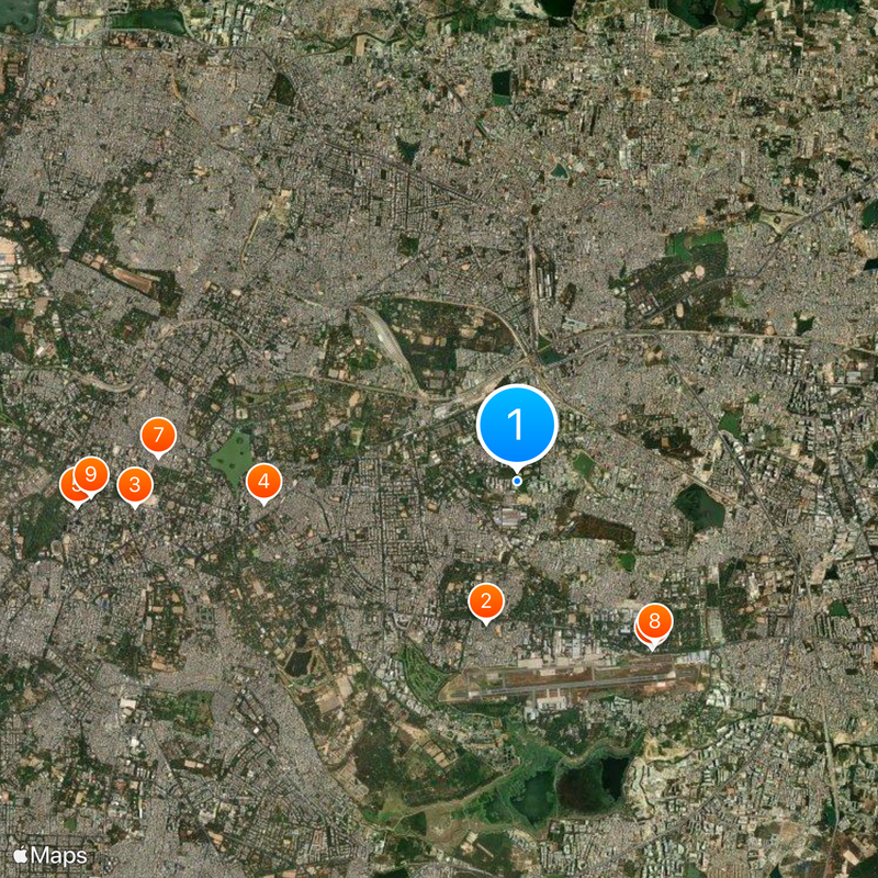 Bagmane Tech Park Map