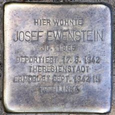 Stolperstein dedicated to Josef Ewenstein