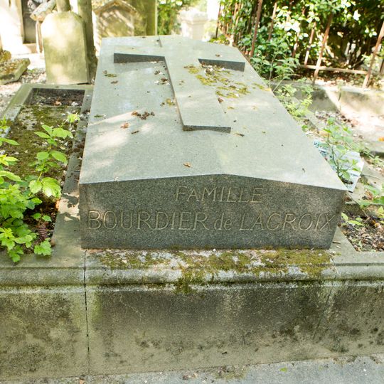 Grave of Bourdier de Lacroix