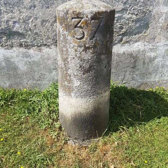 Borne fleurdelysée 37