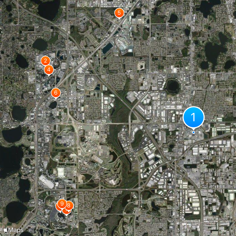 The Florida Mall Map