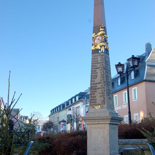 Polish-Saxon Post Milestone in Zwönitz