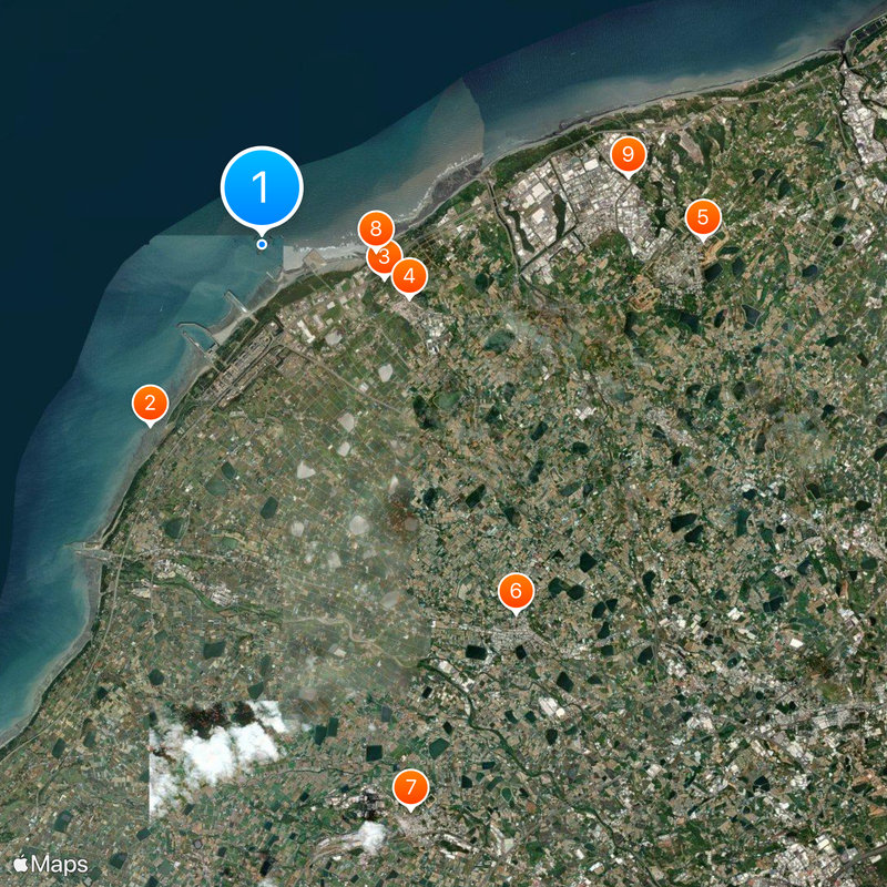 Guantang LNG Terminal Map
