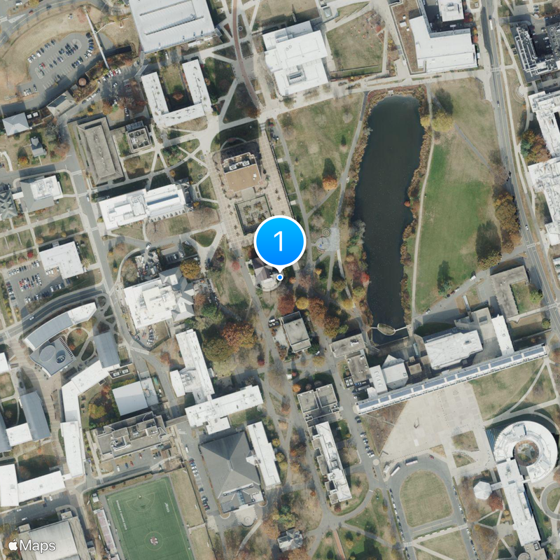 University of Massachusetts Amherst Map